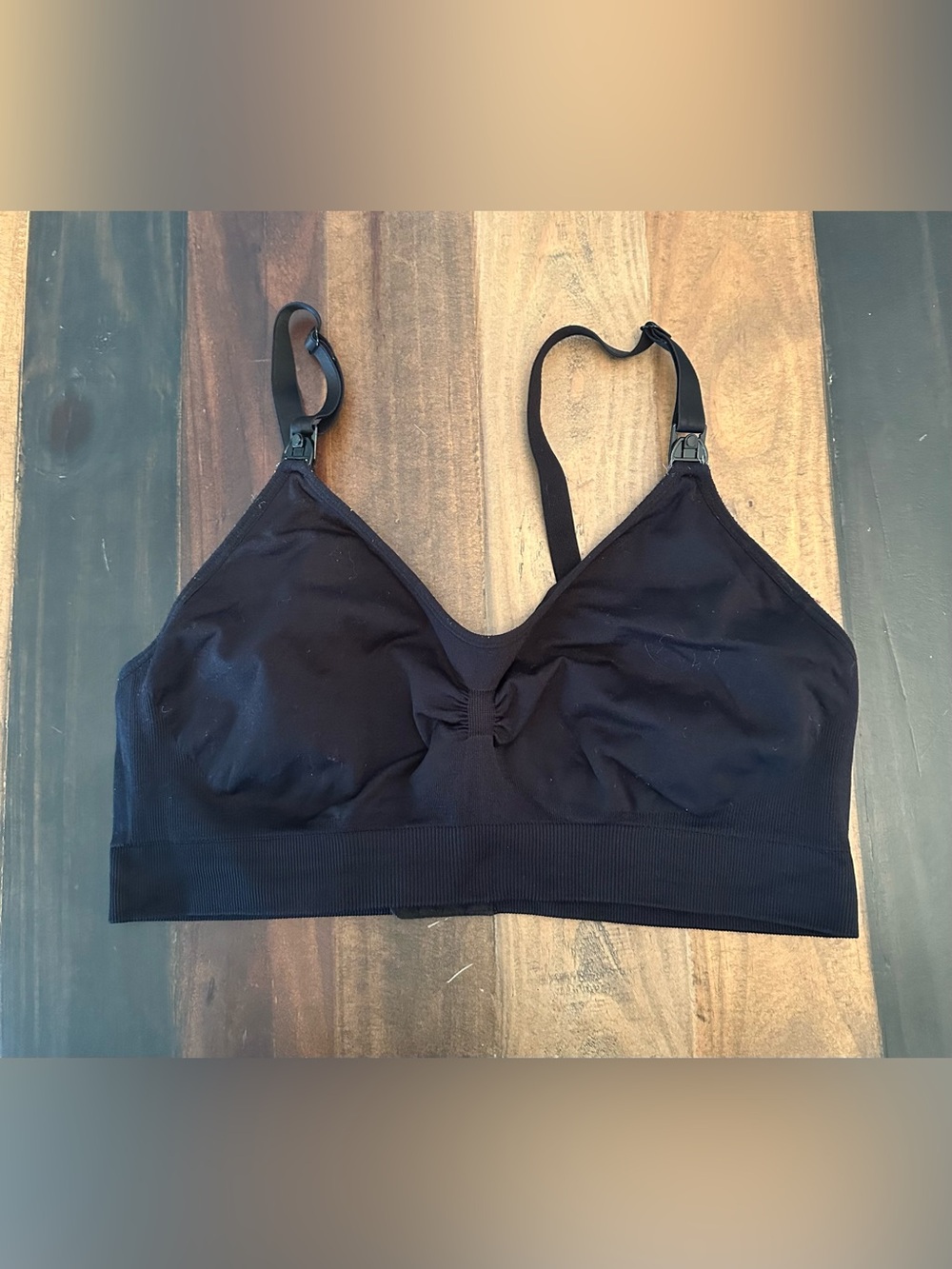 Black Nursing & Maternity Bralette